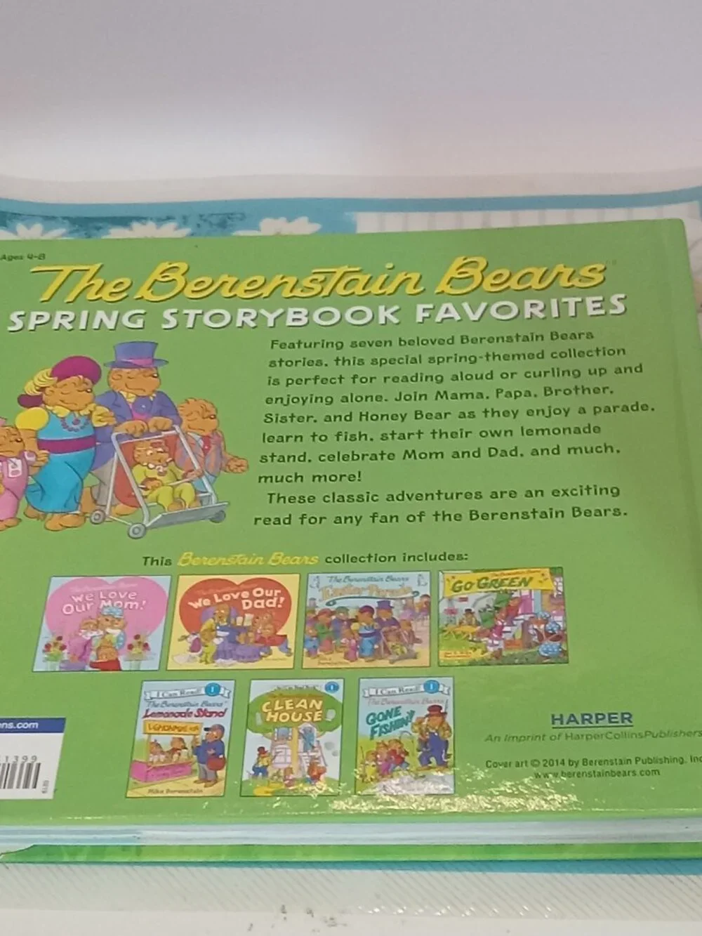 BERENSTAIN BEARS SPRING Easter Storybook Favorites 7 Stories HC w/STICKERS - Picture 11 of 11
